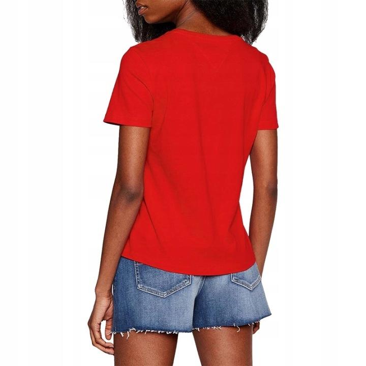 Tommy Jeans T-Shirt Women' Regular Fit Red Dw0Dw14616-Xnl