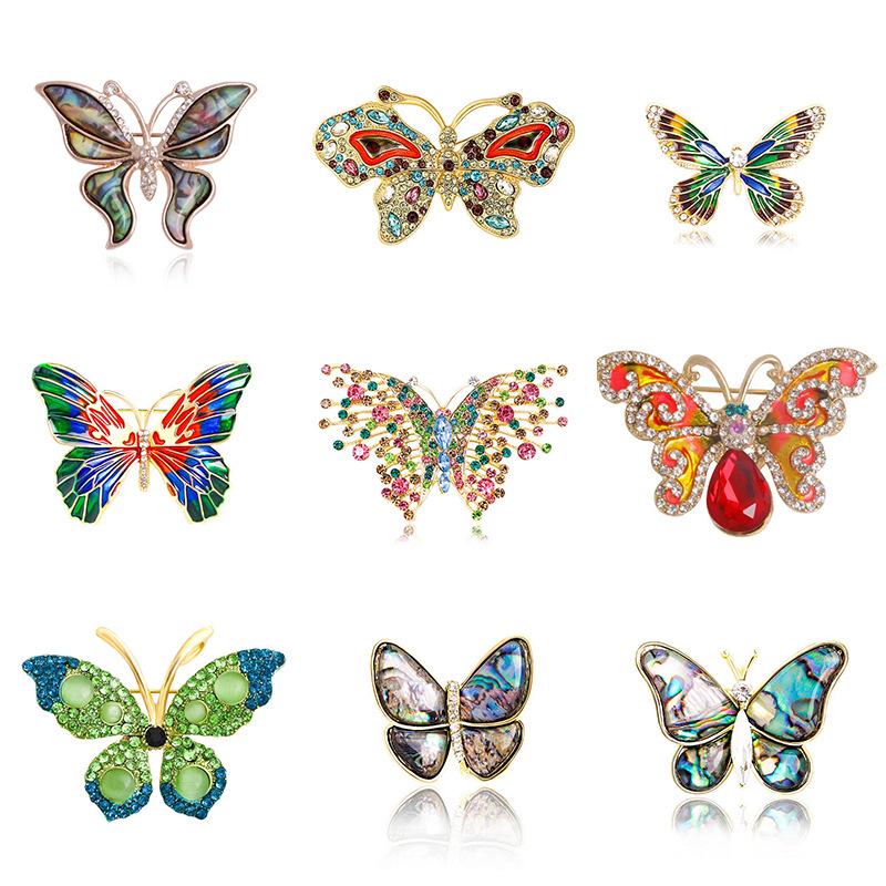 2024 Women's High-End Butterfly Brooch - Fashionable Insect Series Pin Corsage