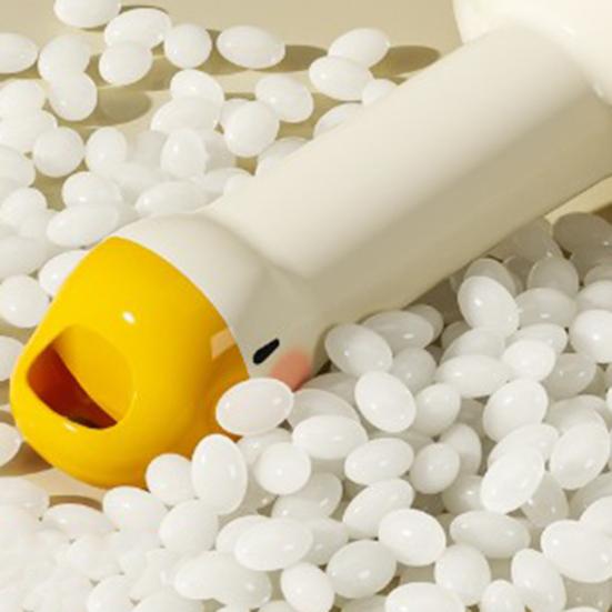 Lint Roller Strong Adhesion Big White Goose Shape Pet Hair Dust Debris Pet Hair Cleaning Roller with Dust-Proof Cover Cleaning Tool