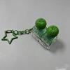 Fruit Keycap Stress Relief Clicker Keychain Mini Vegetable Pendant Keyboard Button Keyring Decompress Fingertip Keyring
