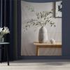 Chic Olive Tree In Vase Canvas Art Hippie Wall Hanging Tapestries For Living Room Home Dorm Decor Art Home Decor