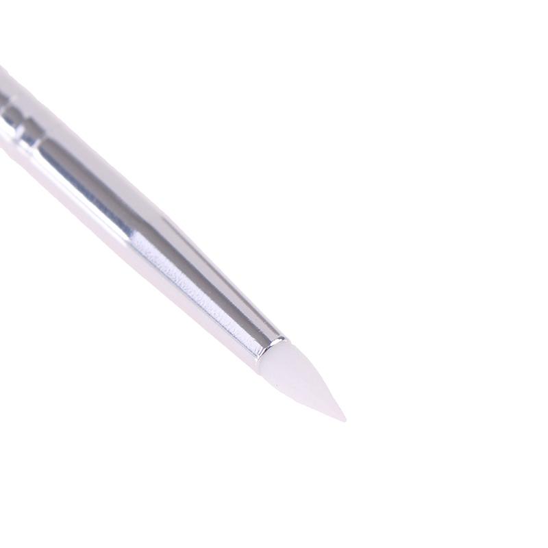 5Pcs Nail Art Silicone Point Nail Carving Pen Dotting Tools Sculpture Pen Crafts