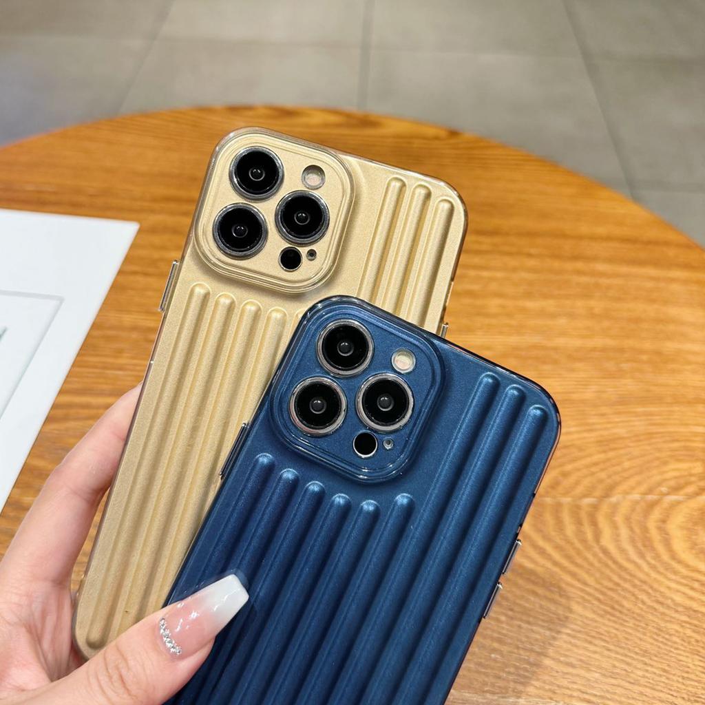 Neue Vertikales Muster Licht Säule Handyhülle Vier Ecken Sturzsicher Handyhülle Transparent für Apple Handy Schutzhülle