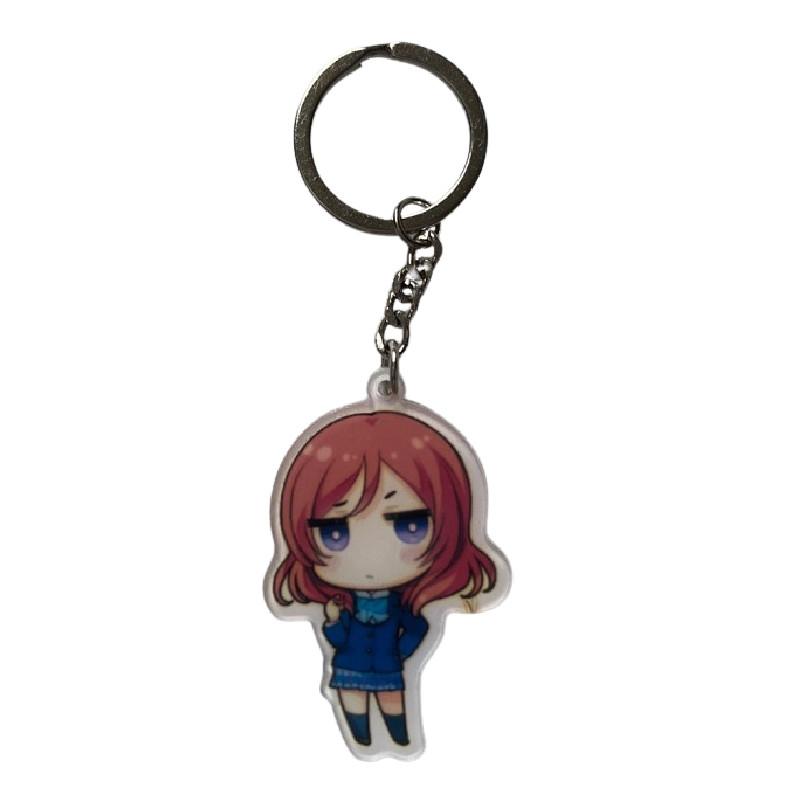 

School Love Live Idol Project Plastic Keychain Pendant Backpack Gift Decoration K52