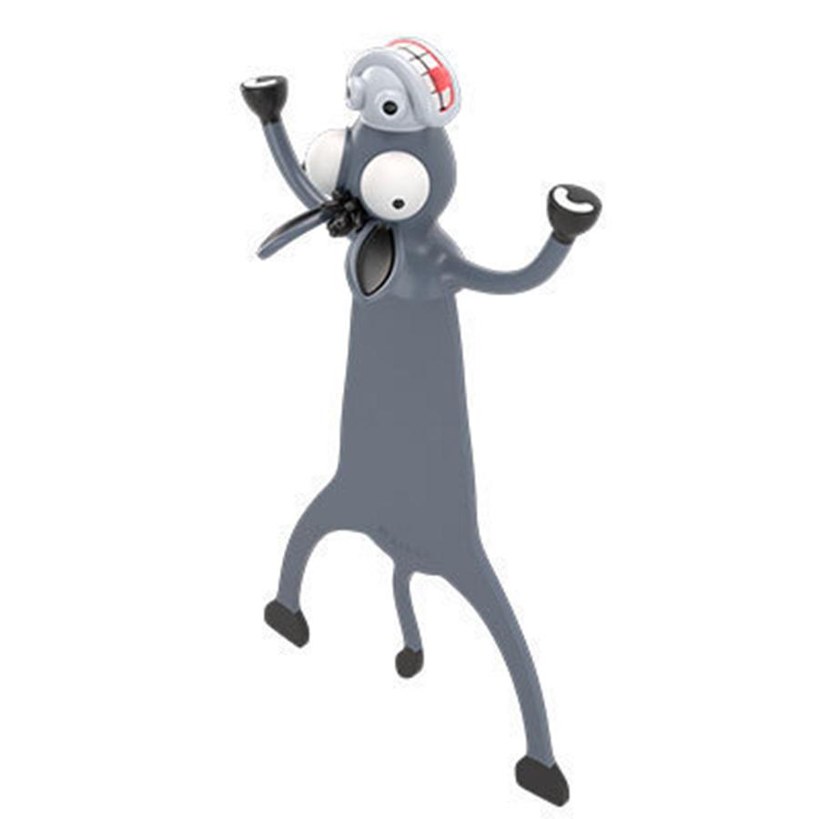 Cute Animal PVC Bookmarks - 3D Funny Reading Markers for School, Perfect Gift for Book Lovers & Students