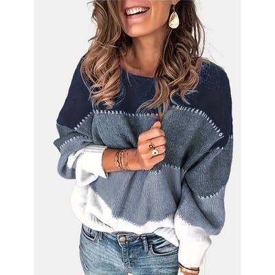 Casual Oversized Gradient Sweater