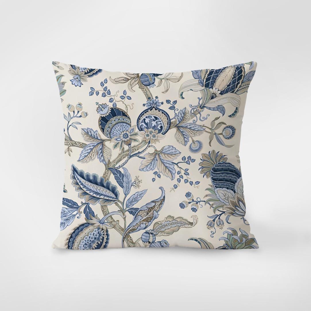 

Синий Винтаж Цветочный Наволочка Украшение Общежития Офис Гостиная Диван Домашняя Наволочка 45x45cm