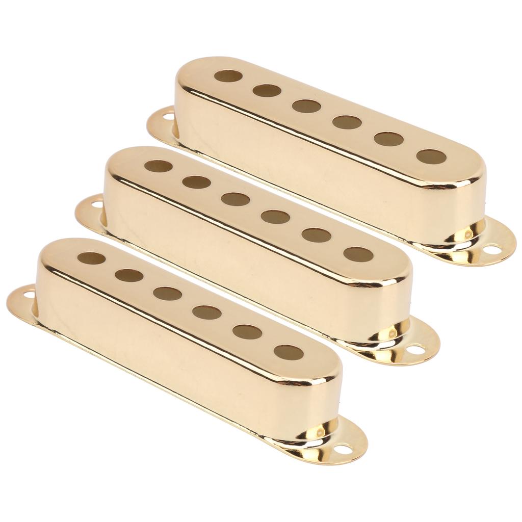 3Pcs Single Pickup Cover Brass 48mm 50mm 52mm Musical Instrument Accessories for ST SQ Electric Guitar