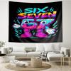 Space Adventure With Six Seven 67 Tapestry Room Decoration Wall Hanging for Living Room Bedroom, Dormitory, Birthday and Christmas Gifts