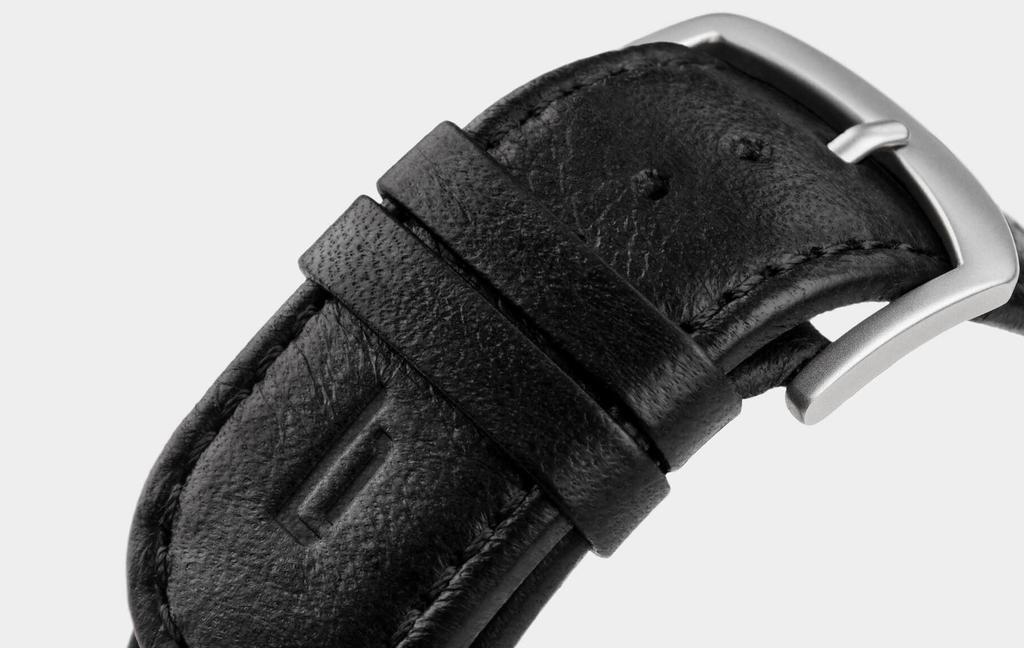 Lilianthal Berlin Small Made in Black Zegarek Męski, Sekundy, Niemcy, L01-209-B004A,