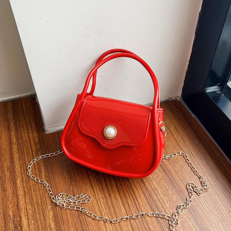 Fashionable Casual Handheld Small Square Bag 2024 Spring Popular New Simple Single Shoulder Diagonal Commuter Women's Bag