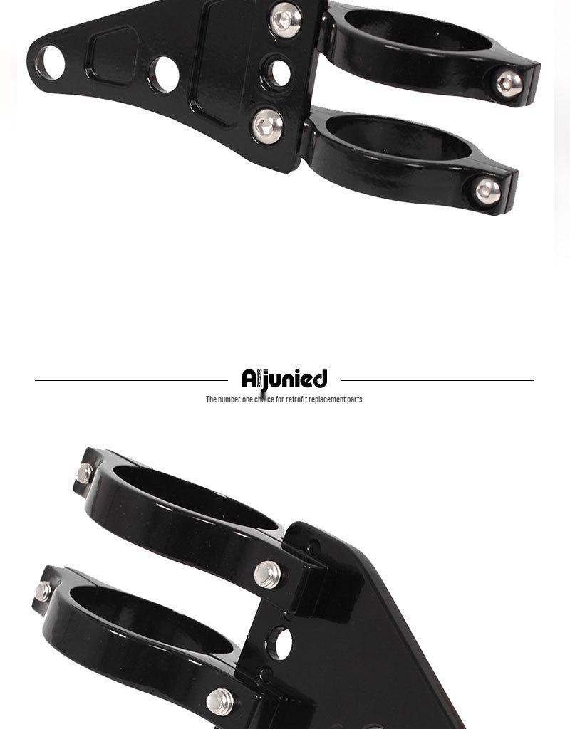 41mm Vintage Motorcycle Fork Headlight & Shock Absorber Mount Bracket