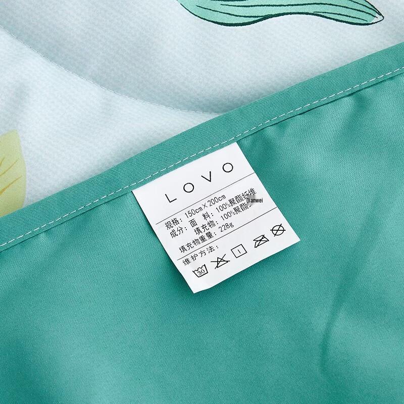 LUOLAI LOVO Super Soft Antibacterial Summer Quilt