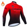 2026 NOWY Zimowy Polarowy Rowerowy Koszulka Długi Rękaw Rower Odzież Rowerowa Termiczna Ubrania Rowerowe Invierno Maillot Ropa Ciclismo
