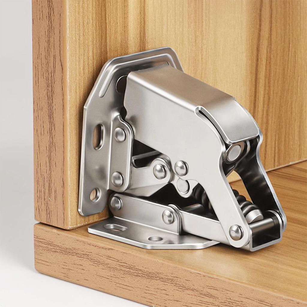 Cabinet Hinges,90 Degree Soft Close Surface Mount Spring Frameless Concealed Cabinet Door Hinges for Cupboard,Easy Install