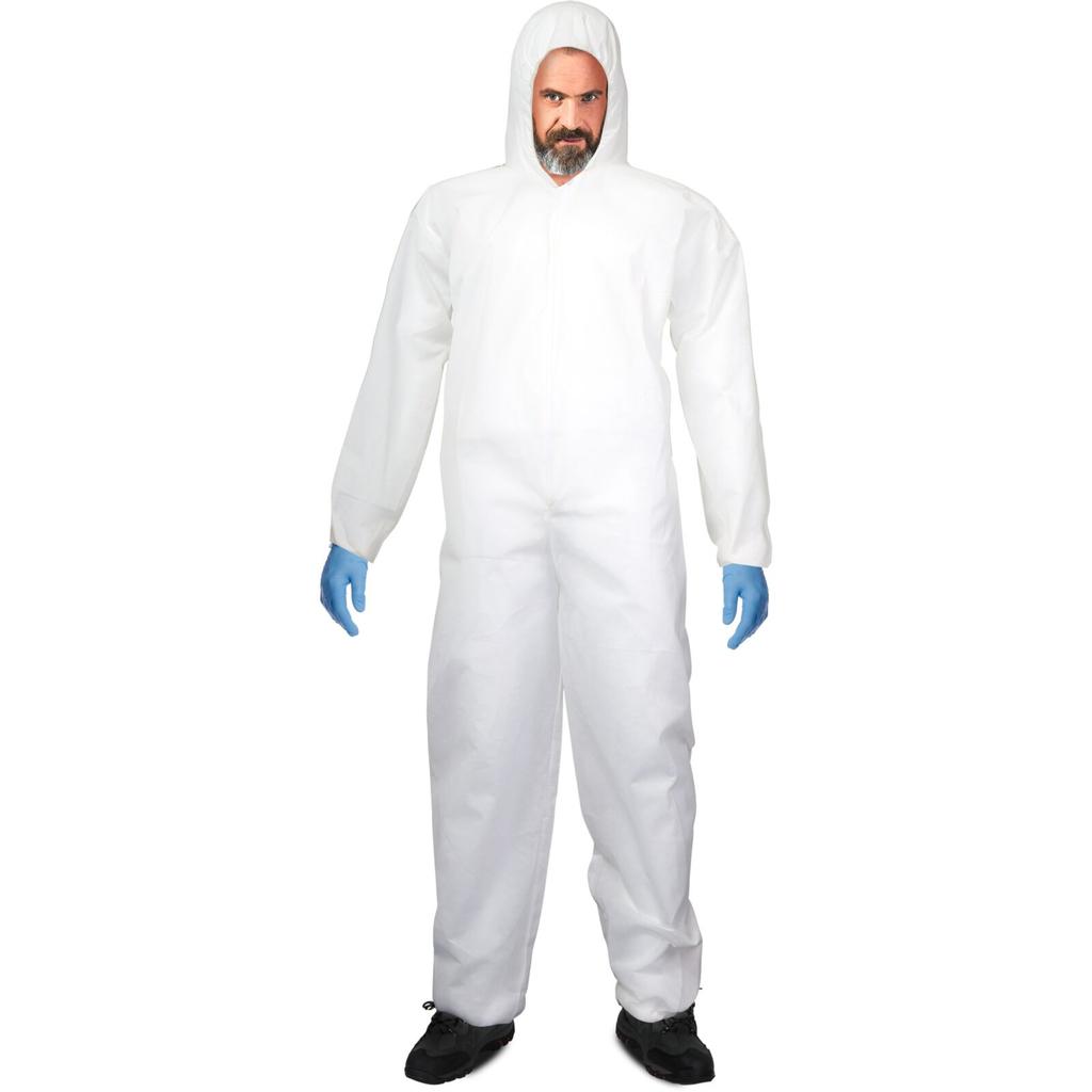 Protective Suit White, 50G/M2, "", Ce, Lahti