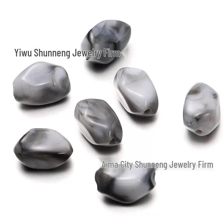 Acryl Zweifarbig Großlochperlen: DIY Schmuck-, Bekleidungs- & Accessoire-Komponenten