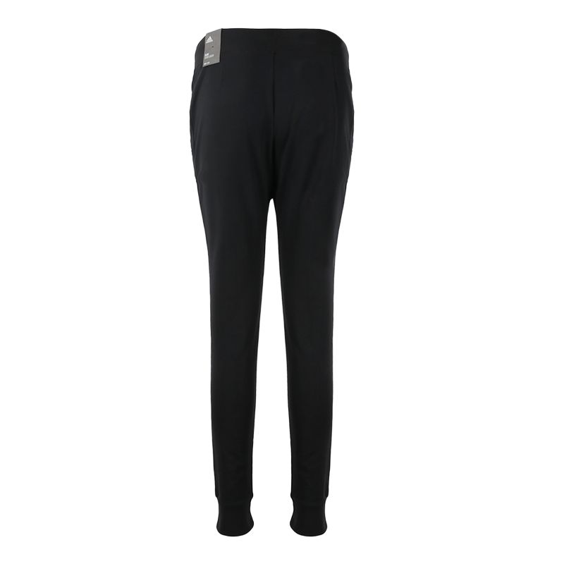 Adidas Pt Ft Ankle Solid Color Lace-Up Casual Knitted Sports Pants Women Bottoms Black DT2371