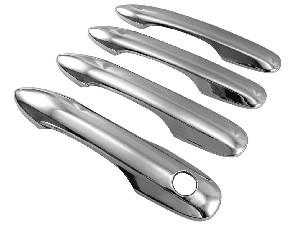 BRIGHTZ Chrome Door Handle Covers Cover for Toyota Aqua MXPK (Full Type) (2010, 2011, 2015, 2016) [PRIUS50-NOBU-FS-A3B0C0D1] MXPK10, MXPK11, MXPK15,