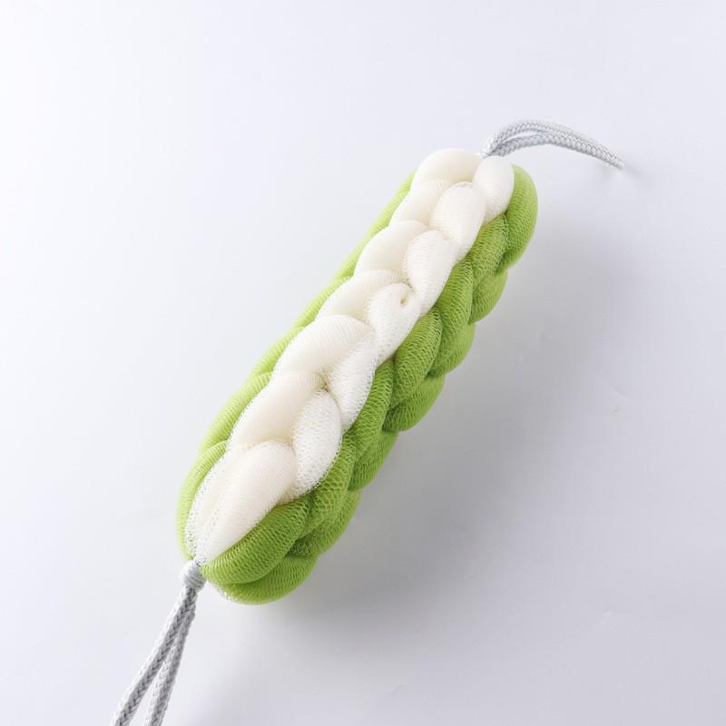 Two-Color Bath Loofah - Durable, Cute Shower Ball for Adults and Young Girls, Back Scrubber Bath Flower.