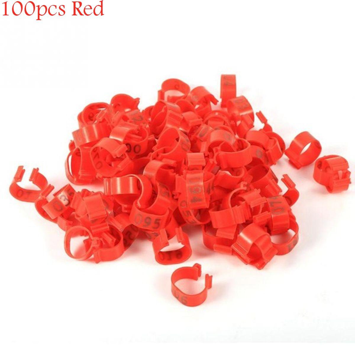 

Goose Ducks Plastic Poultry Foot Clip Rings Leg Bands Rings Bird Appliances Farm Supplies