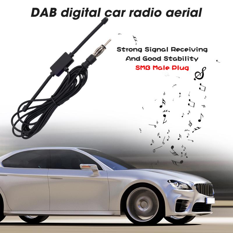 Universal Car Windshield AM FM 12V  Radio Antenna Signal Amplifier Booster Hidden Radio Active Truck Stereo B0H2 Antenna Antena