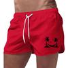 Men's Fashion Beach Shorts Quick-Dry Multi-Colour Sports Three-Quarter Shorts Coconut Tree Print Trousers