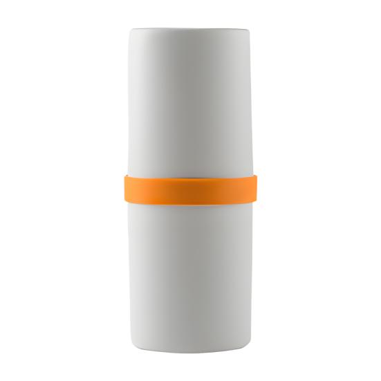 Travel Toothbrush Cup Storage Holder with 3 Slots Dustproof Compact Portable Bathroom Toothbrush Toothpaste Storage Rack