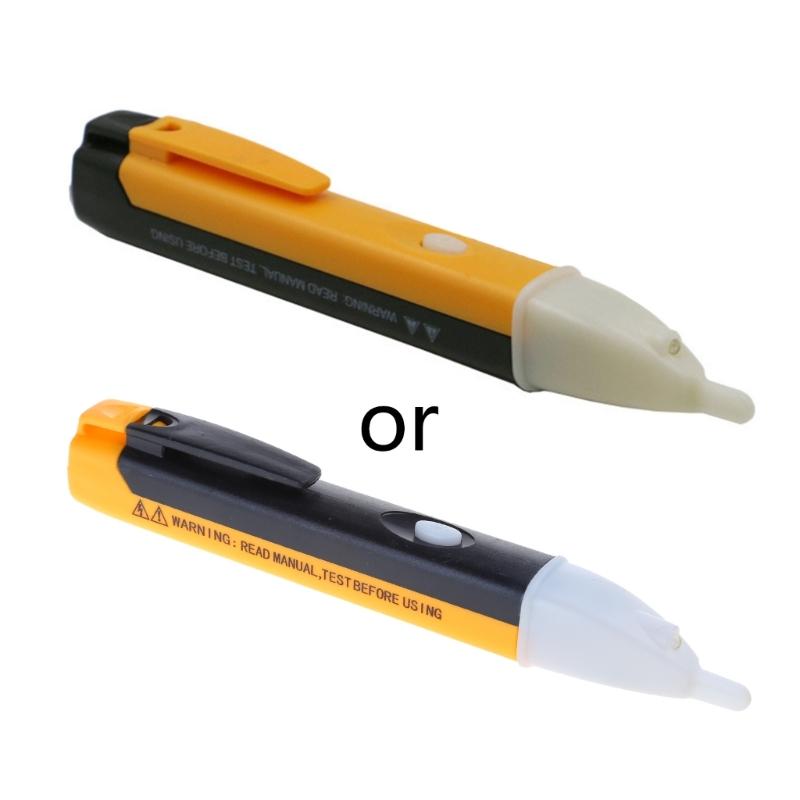 Tester de Tensiune Fără Contact, Dimensiune de Buzunar, AC90V-1000V, Bip Auzibil, Detectoare de Tensiune, Senzor, Pix Tester cu LED