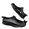 New Rain Shoes Short Tube Men's Adult Waterproof Shoes Rain Boots Wear-resistant Rubber Shoes Fashion Kitchen Water Boots Men