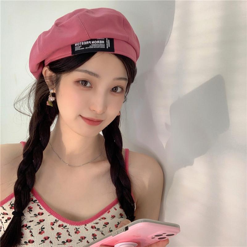 Breathable Beret Vintageinspired Womens Fashionable Cap In Multiple Colors