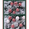 Holiday Party Foam Ornaments with 6cm Colorful Specks Lightweight Christmas Tree Decoration for Home Commercial Use