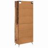 Highboard Reclaimed Wood 69.5 x 34 x 180 cm Engineered Wood