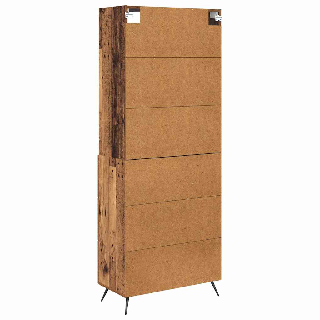 Highboard Reclaimed Wood 69.5 x 34 x 180 cm Engineered Wood