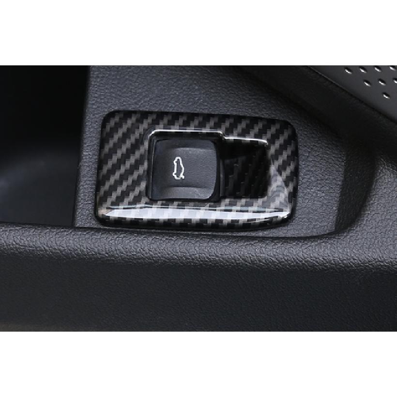 Tailgate Rear Door Button Carbon Fiber Cover Trim - For BMW 3-Series G20
