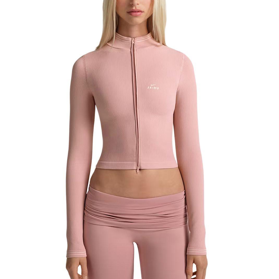 NikeSKIMS Ribbed Seamless Women`s Cropped Full-Zip