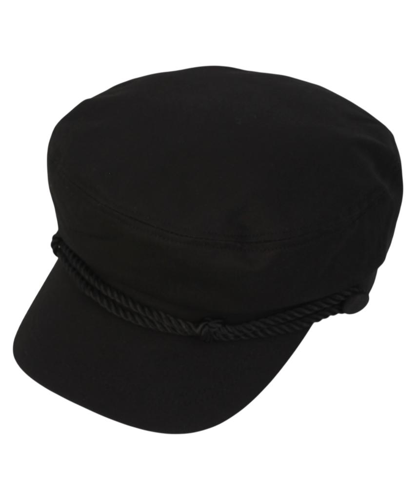 Yunibeosyeolkemiseuteuli Rope Solid Black Marine Cap
