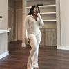 2025 Autumn/Winter Women's V-Neck Knit Sweater - European & American Style