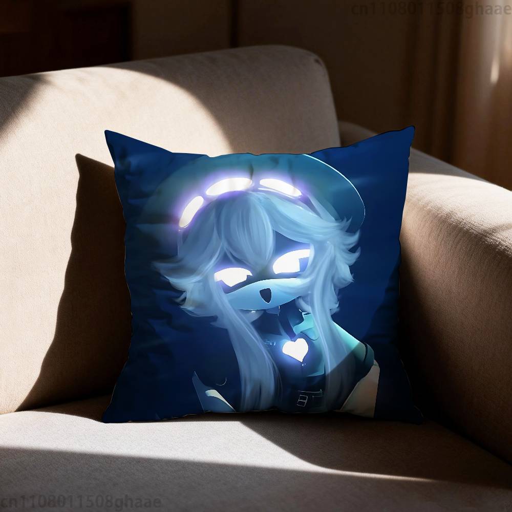 Murder Drones Pillow Case Square DoubleSided Printing Short Plush Sofa Cushion Cover Bedroom Bedside Pillow
