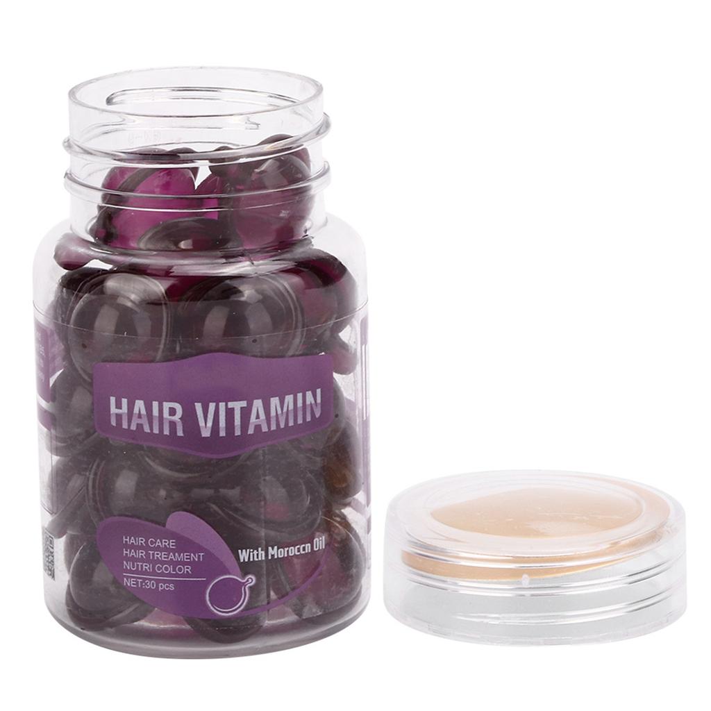 Haarpflege Vitamin Kapseln Feuchtigkeitsspendend Anti-Frizz Haarschäden Reparatur Ätherisches Öl
