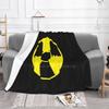Radioactive Sign Soft Warm Blanket Sofa/Bed/Travel Love Gifts Dj Rave Hardstyle Trance Techno Music House Electro Dubstep Edm