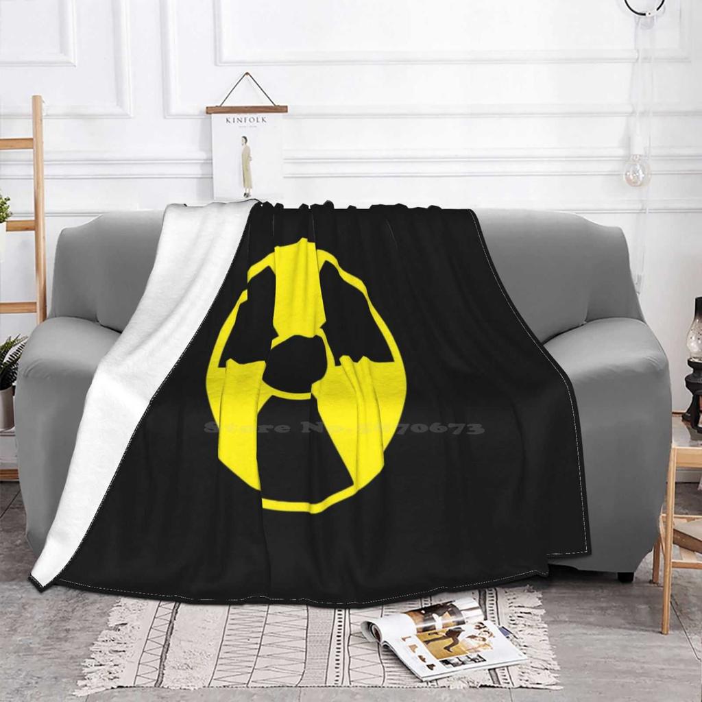 Radioactive Sign Soft Warm Blanket Sofa/Bed/Travel Love Gifts Dj Rave Hardstyle Trance Techno Music House Electro Dubstep Edm