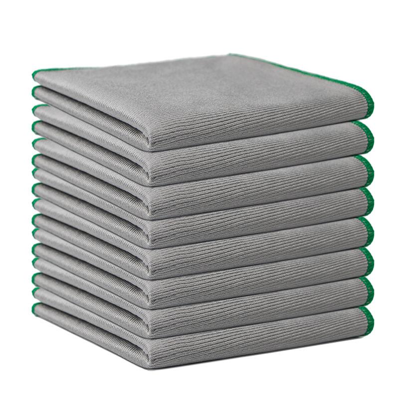 8Pcs Microfiber Glass Cleaning Cloth Household Window Desktop LCD Screen Water Stain Removal Rag 30*30cm