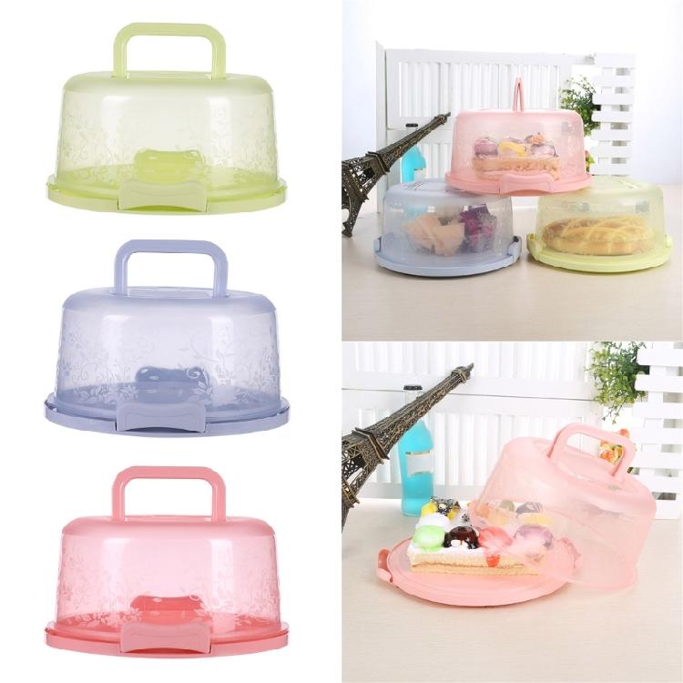 Versatile Cake Container Portable Cake Transport Carrier with Handle Pastry Tray