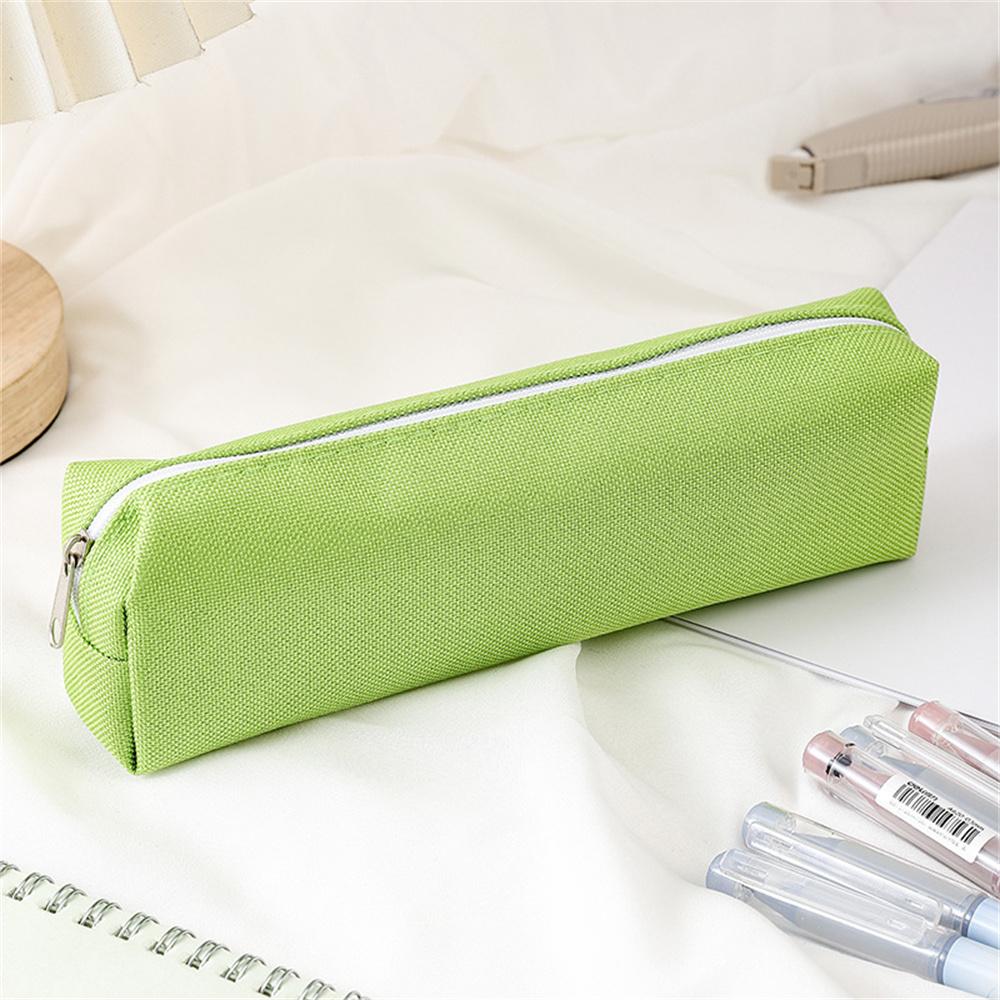 Transparent Checkerboard Pattern Pen Case High Capacity PVC Kids' Pencil Cases Ins Creative Lattice Pencil Bag Kids Gifts