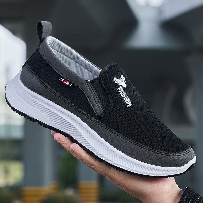 Spring, summer and autumn new men's Korean version versatile foreign trade men's shoes sports running shoes old Beijing board shoes cloth shoes cas