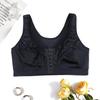 Women Plus Size Bra Full Coverage Lace Lingerie Wireless Front Closure Bras Comfortable Underwear for Mother Vests Tops