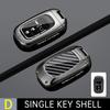 Zinc Alloy Carbon Fiber Car Key Case Cover For Honda Civic 11th Accord CR-V HR-V Pilot Vezel ZR-V -2025 Keychain Accessories