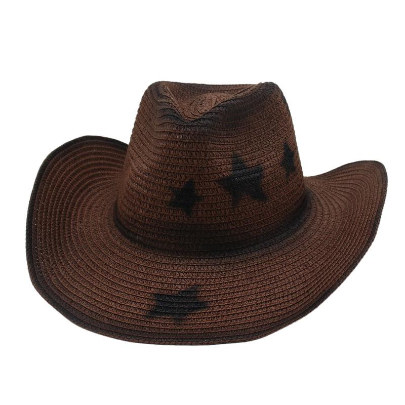 Summer Scenic Spot Oversized Brim Sunshade Straw Hat Versatile Black And White Sunscreen Sunshade Beach Sun Hat