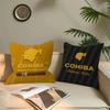 C-Cohibas Cigarette Office Cushion Pillowcase Car Cushion Cover45X45CM Lumbar Pillowcase Sofa Pillowcover